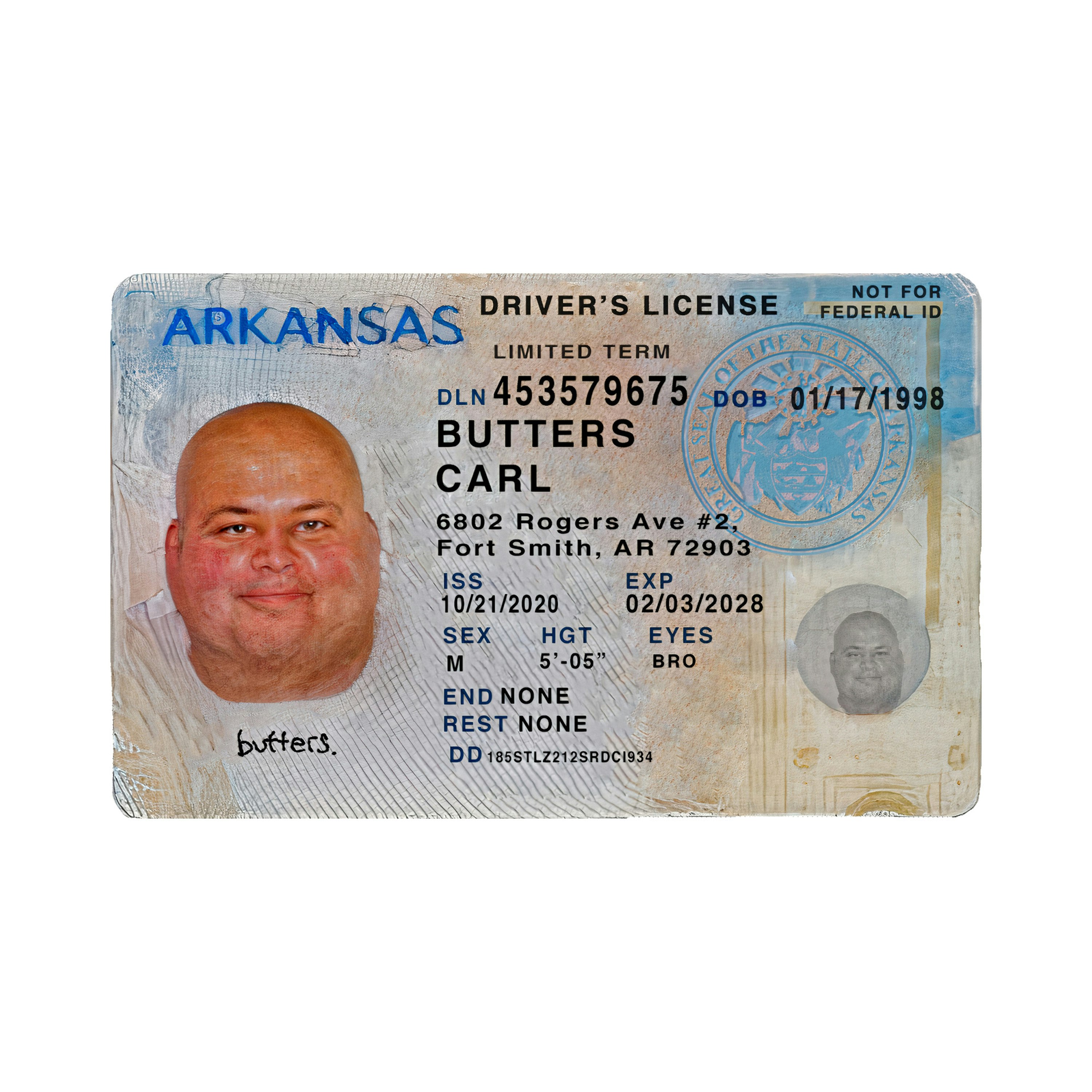 fake arkansas id