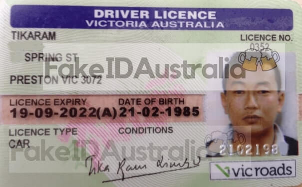 fake australian id