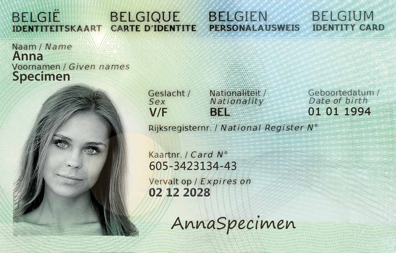 fake belgian id