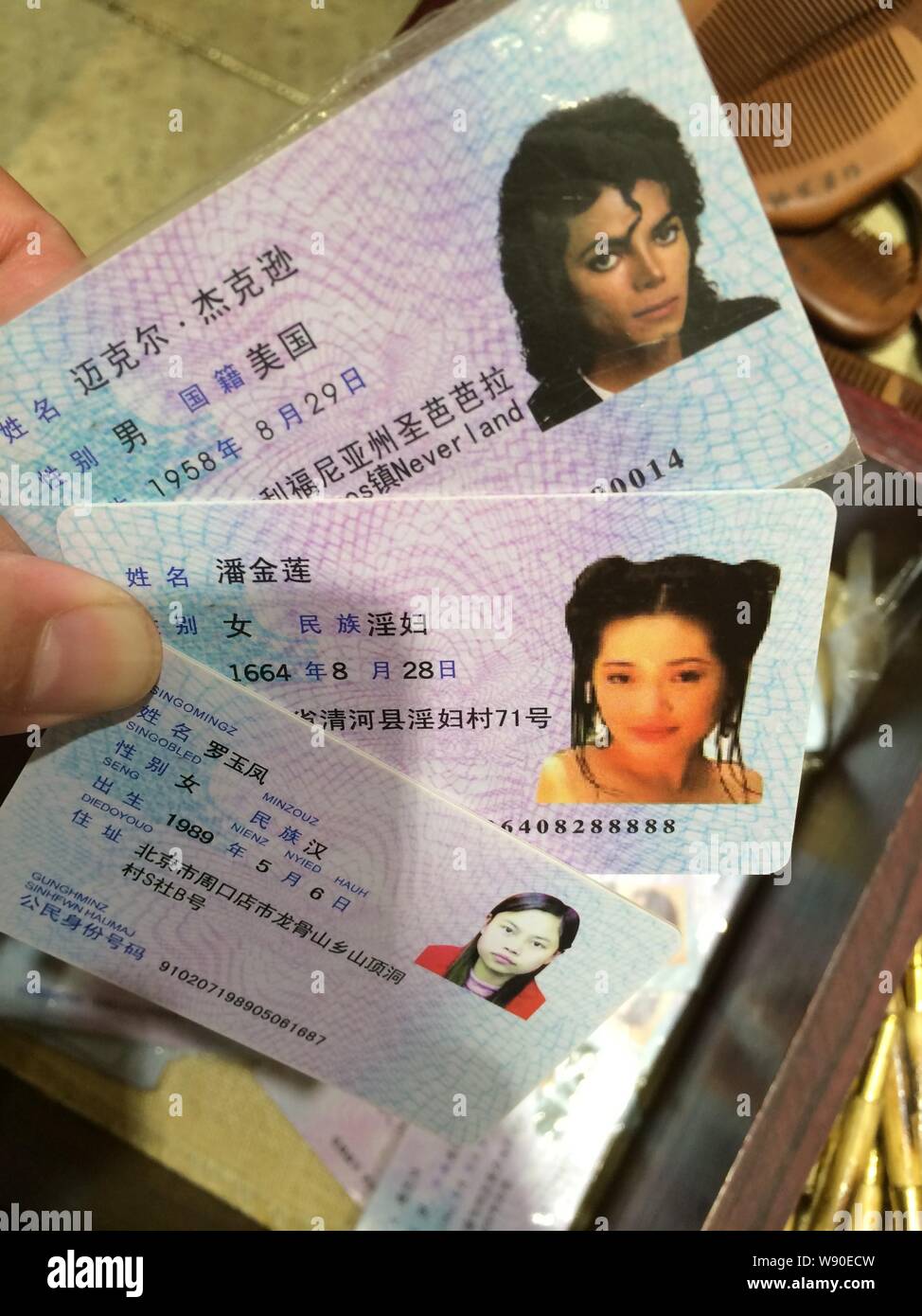 fake chinese id