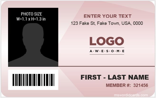 fake company id