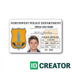 fake cop id