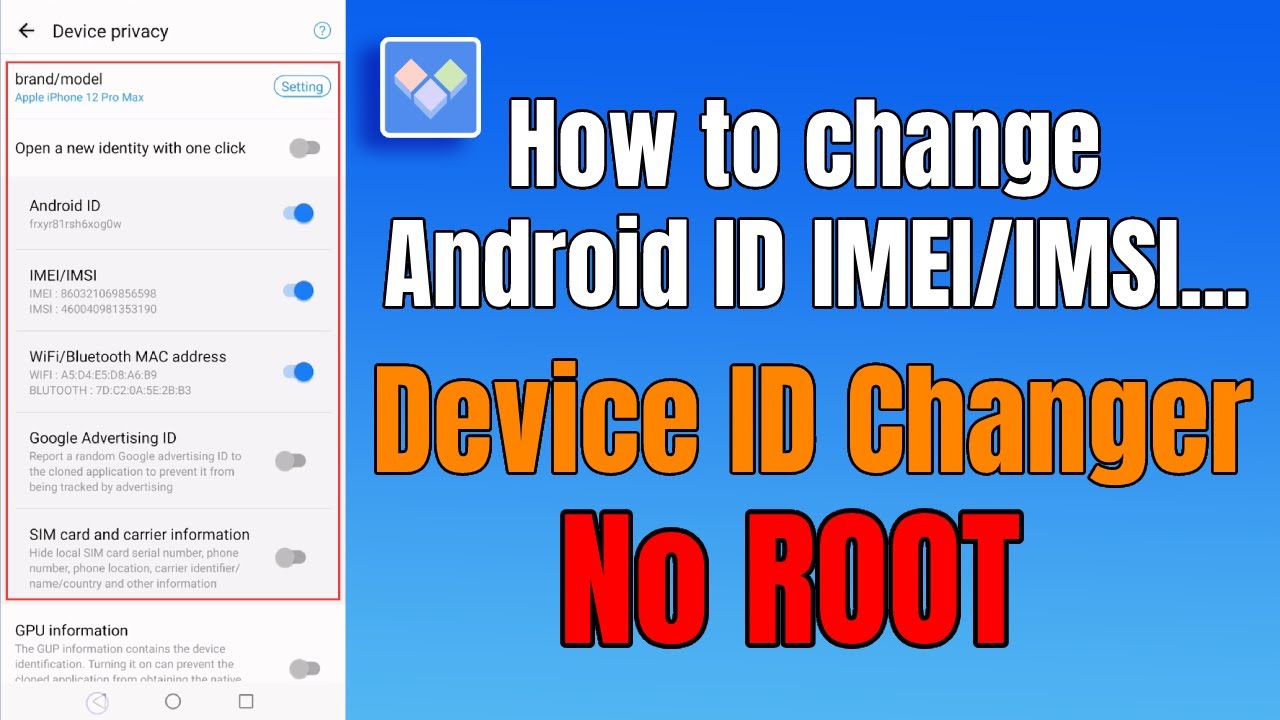 fake device id android