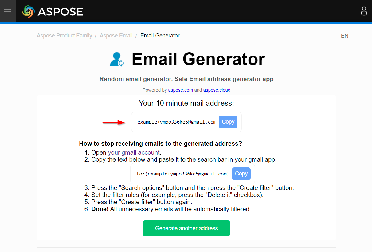 fake email id generator