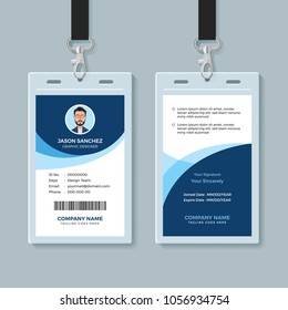 fake employee id card