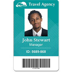 fake employee id