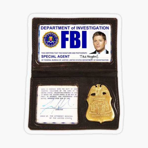 fake fbi id