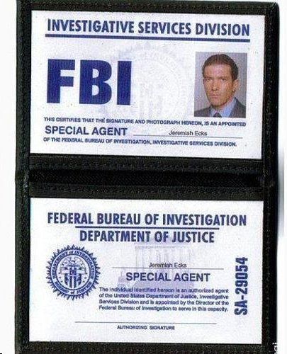 fake fbi id