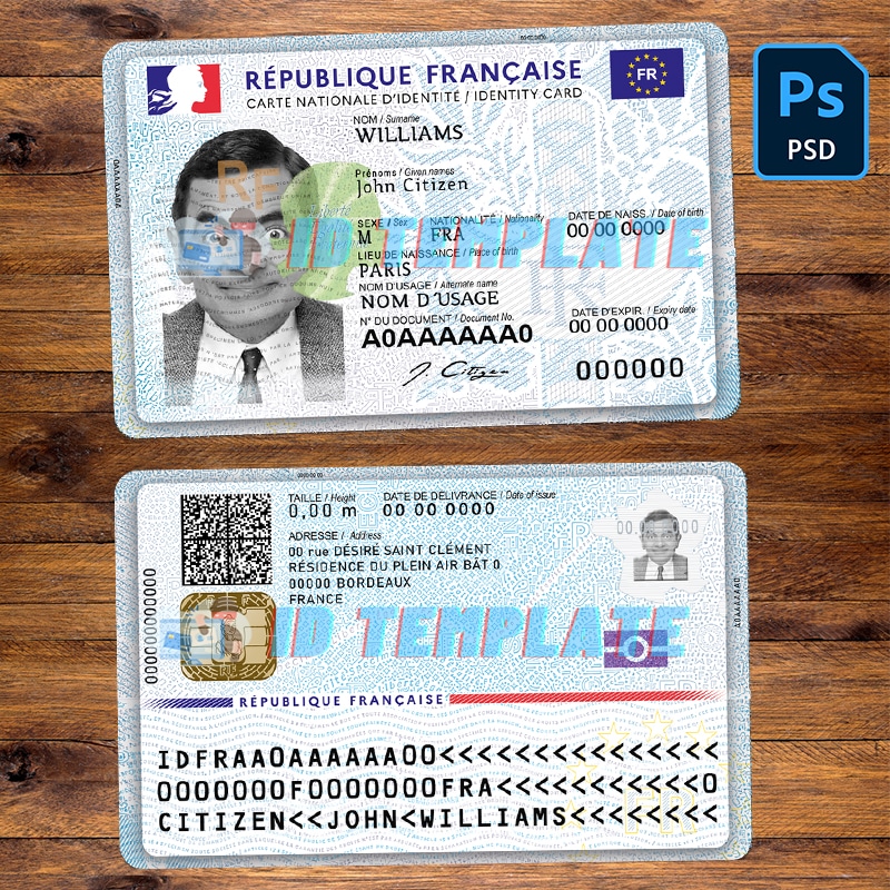 fake france id