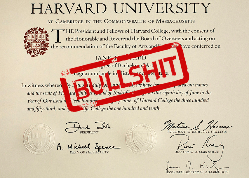 fake harvard id