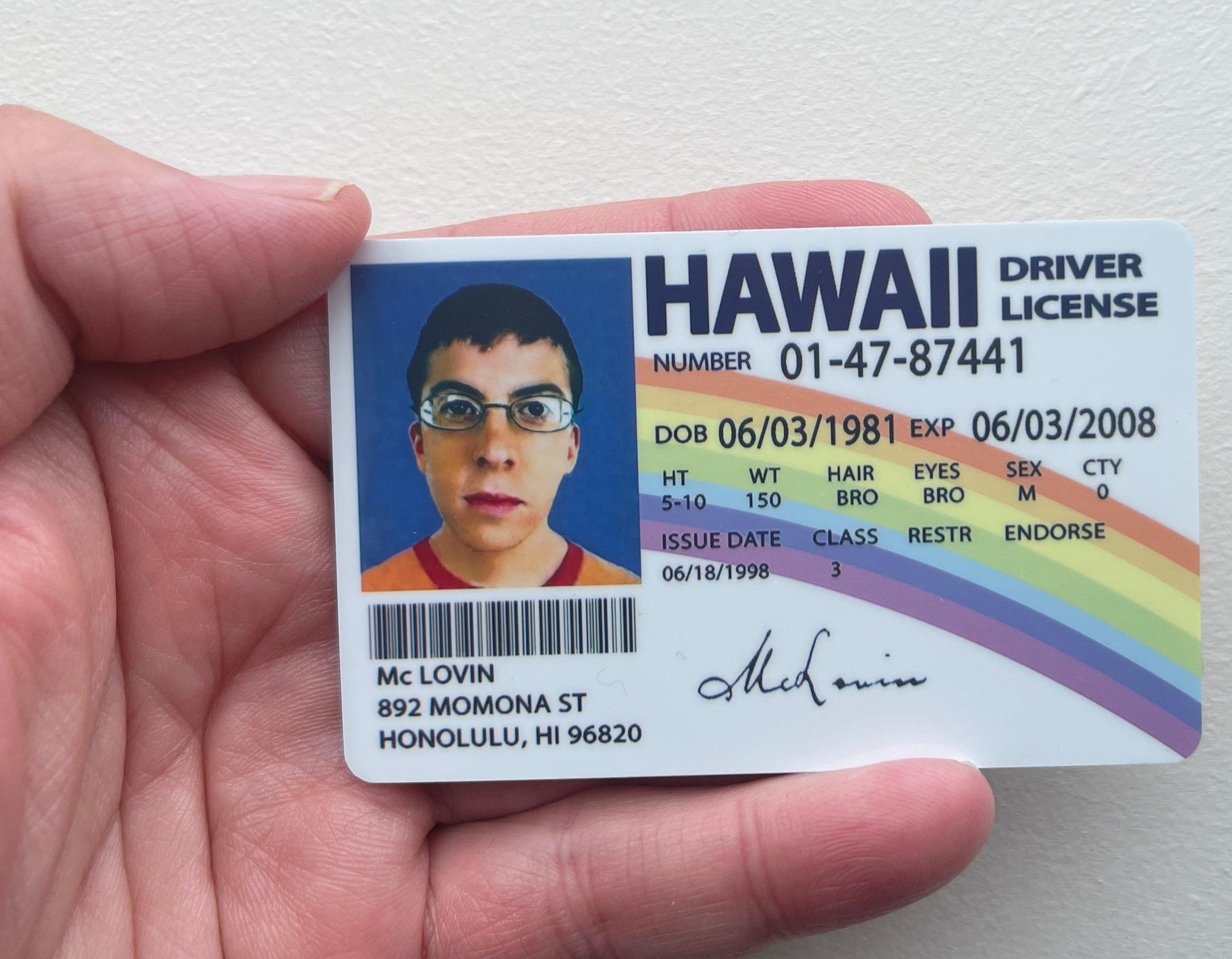 fake hawaii id movie