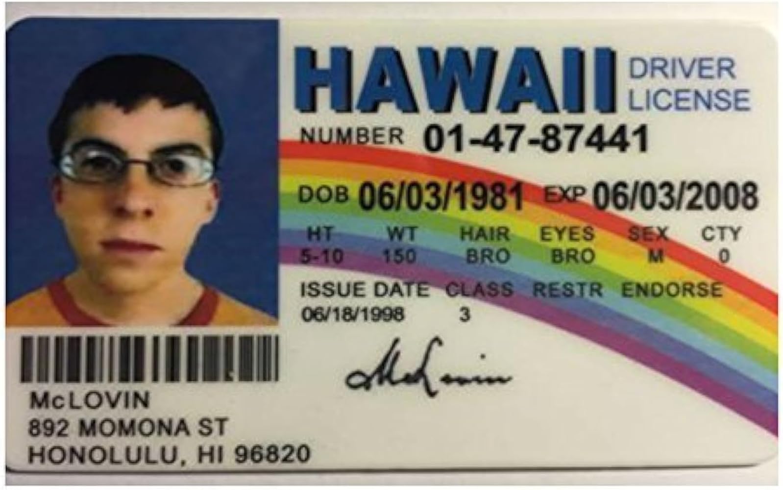 fake hawaii id movie