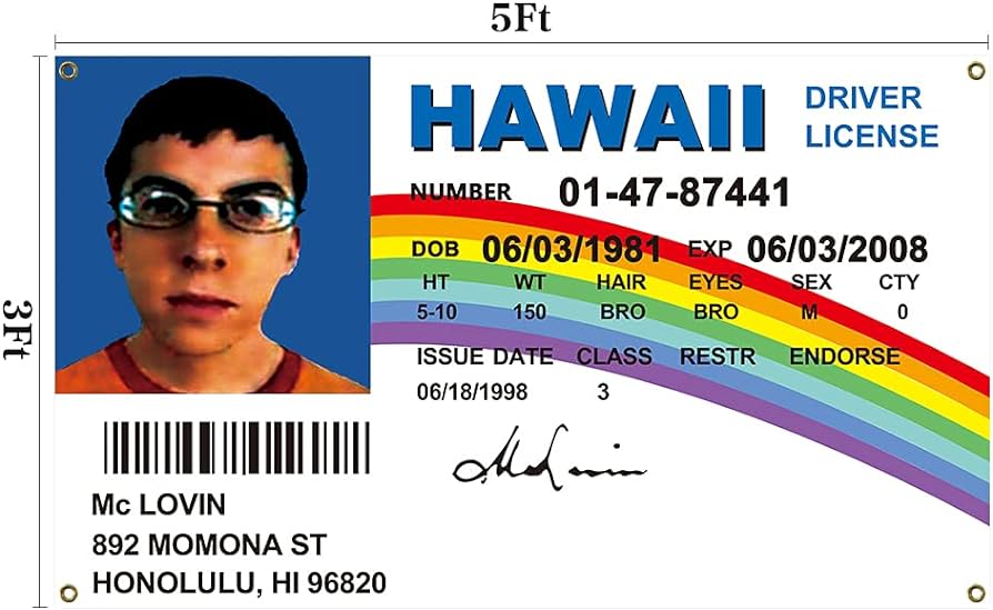 fake id back