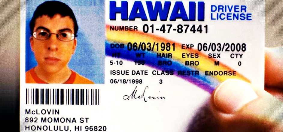 fake id backside