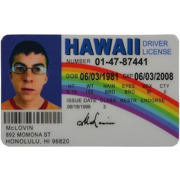 fake id card drivers license