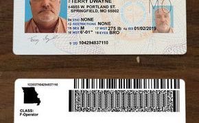 fake id card front and back