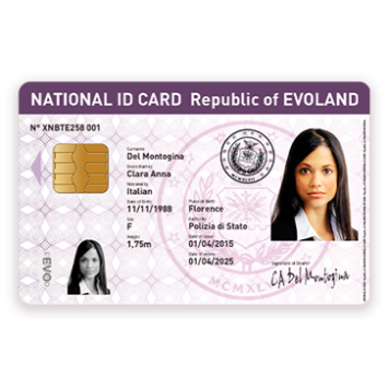 fake id card number