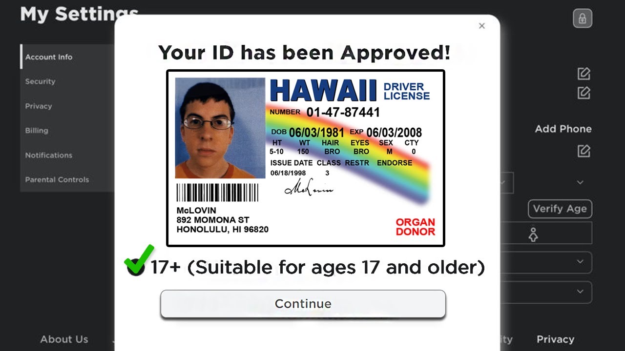 fake id cards for roblox