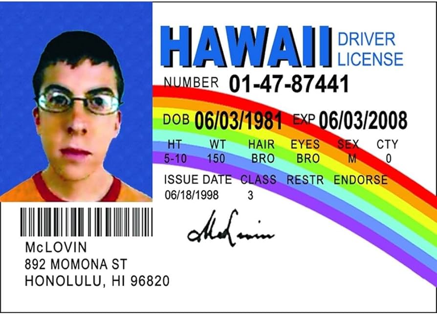 fake id for fun