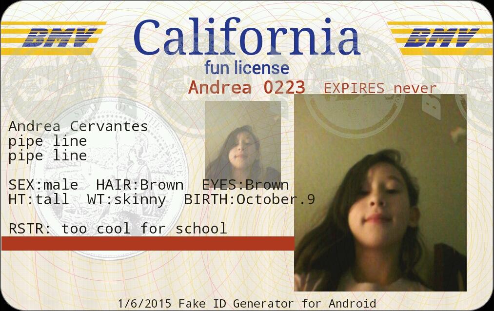 fake id for fun