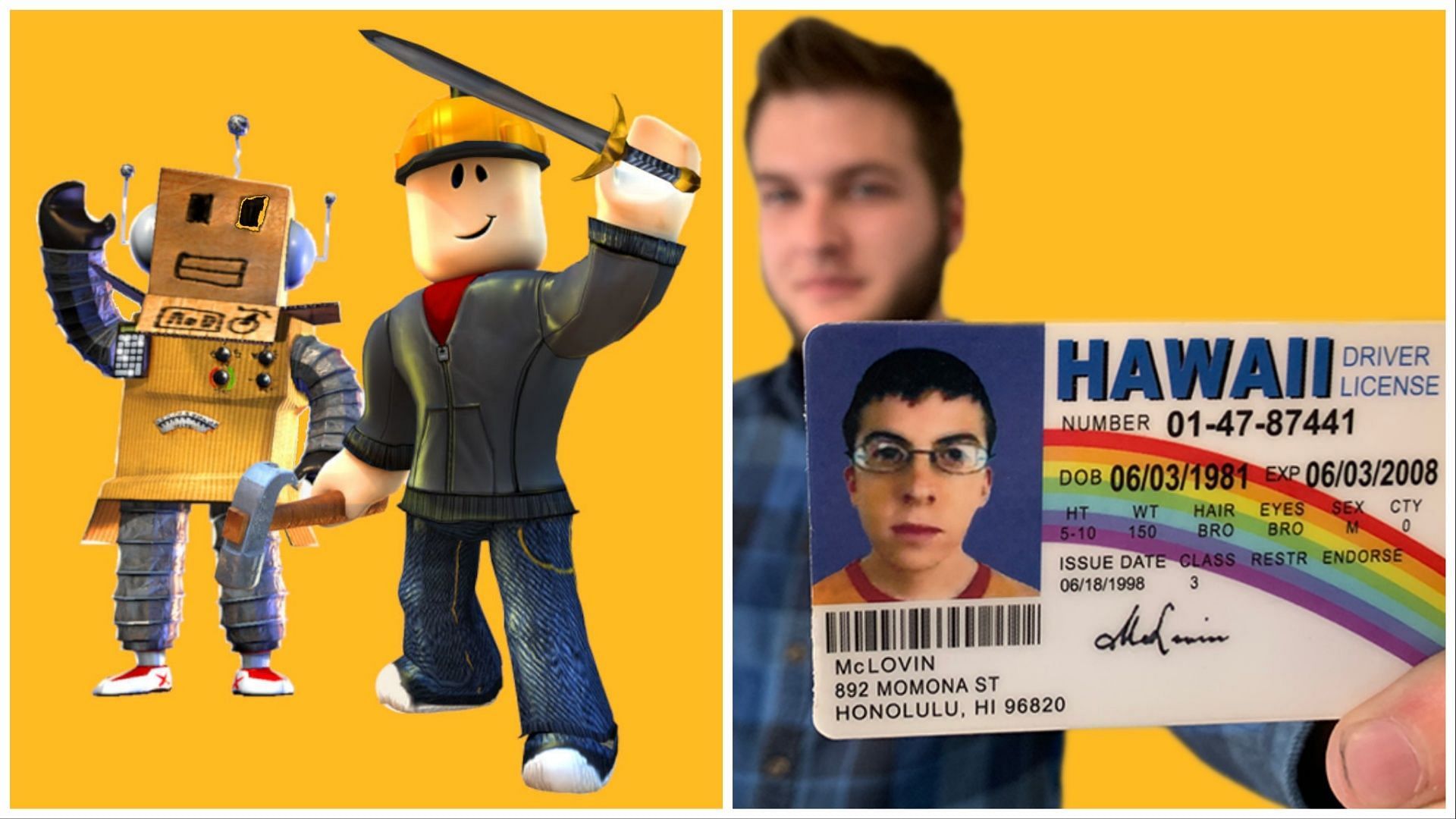 fake id for roblox front and back