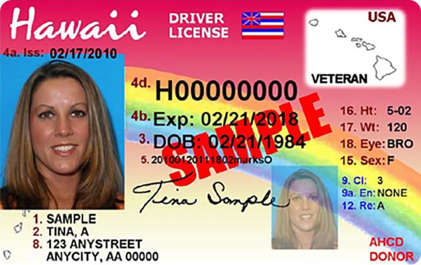 fake id hawaii