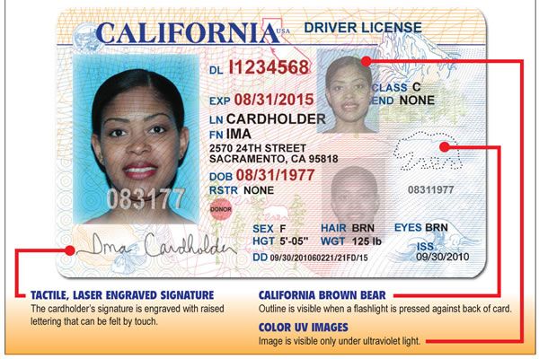 fake id in california