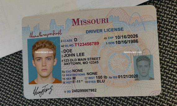 fake id in missouri