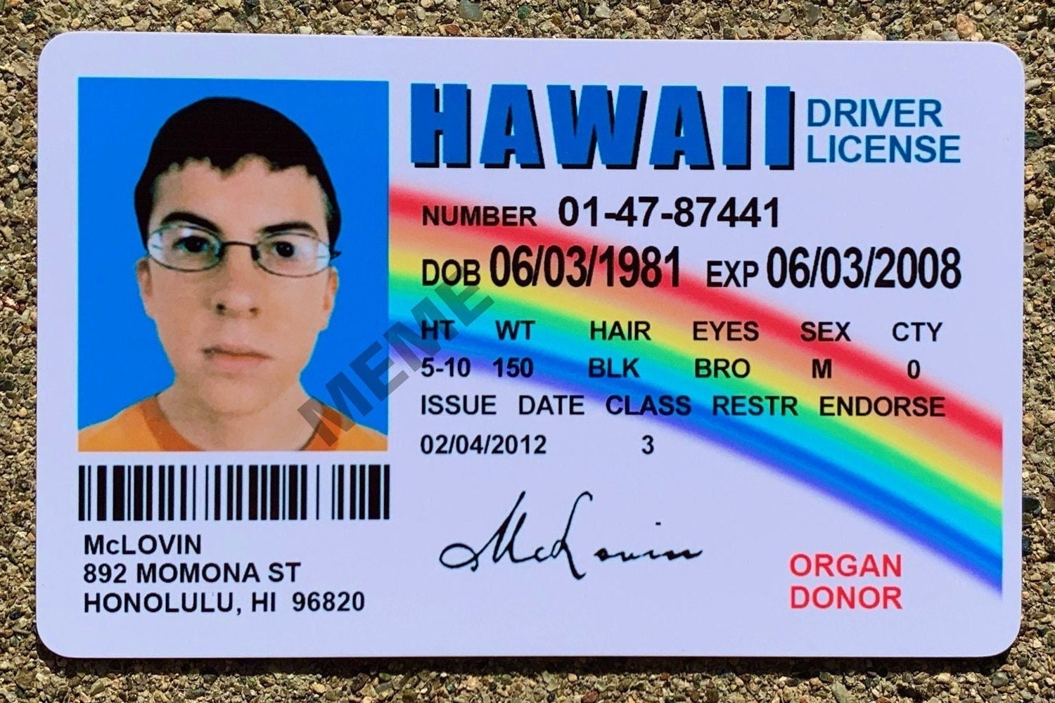 fake id mclovin