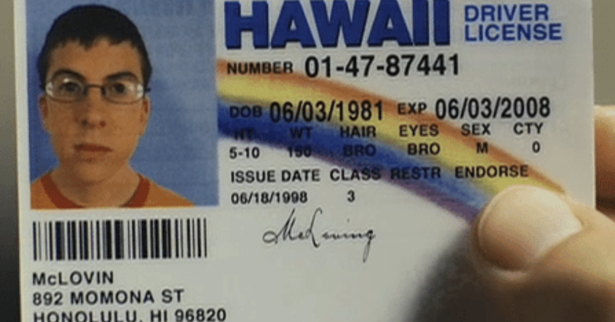 fake id mclovin