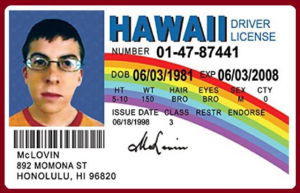 fake id names