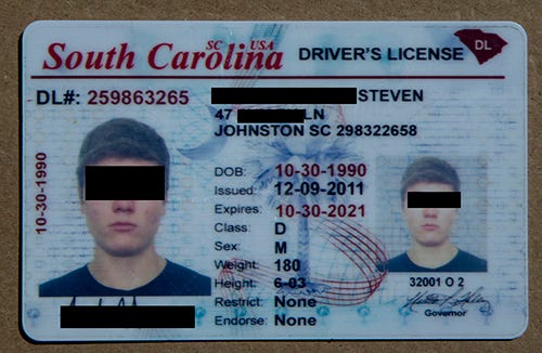 fake id north carolina