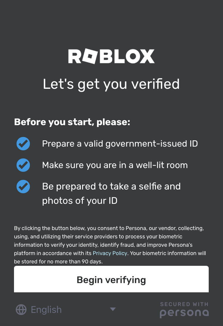 fake id roblox voice chat