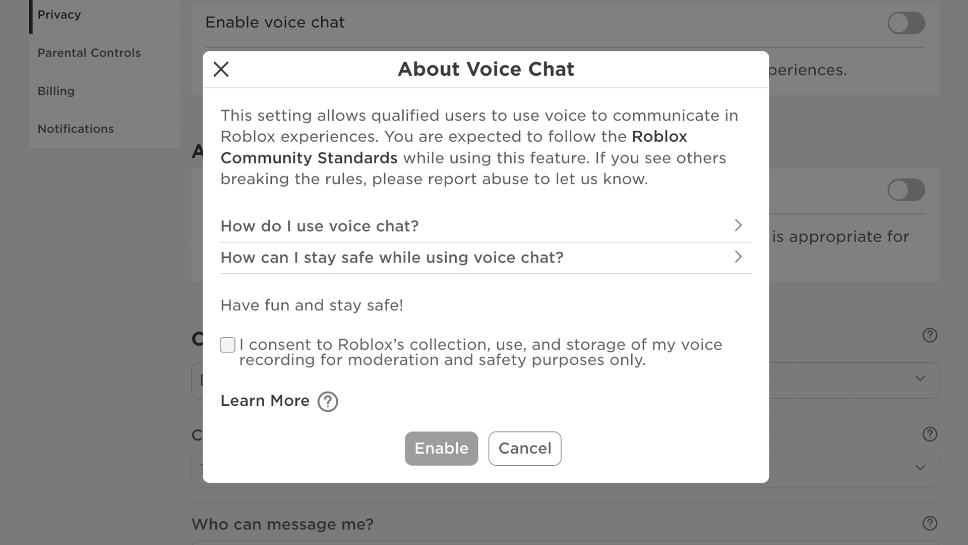 fake id roblox voice chat