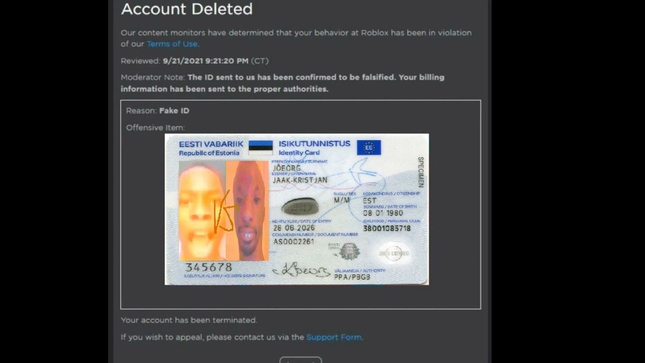 fake id roblox