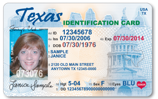 fake id texas law