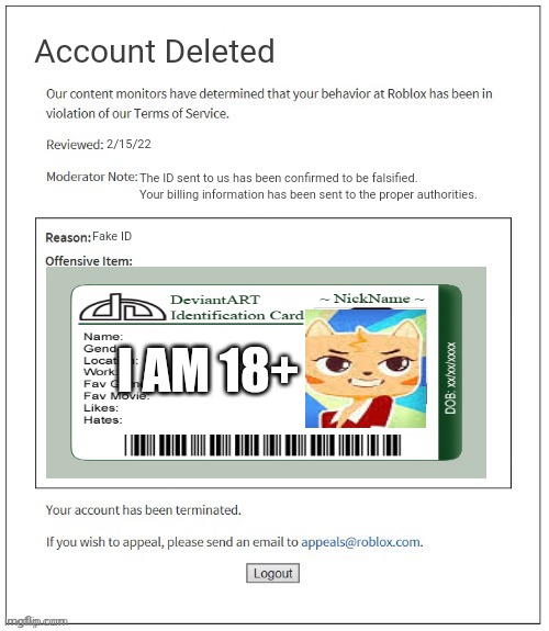 fake id to use for roblox