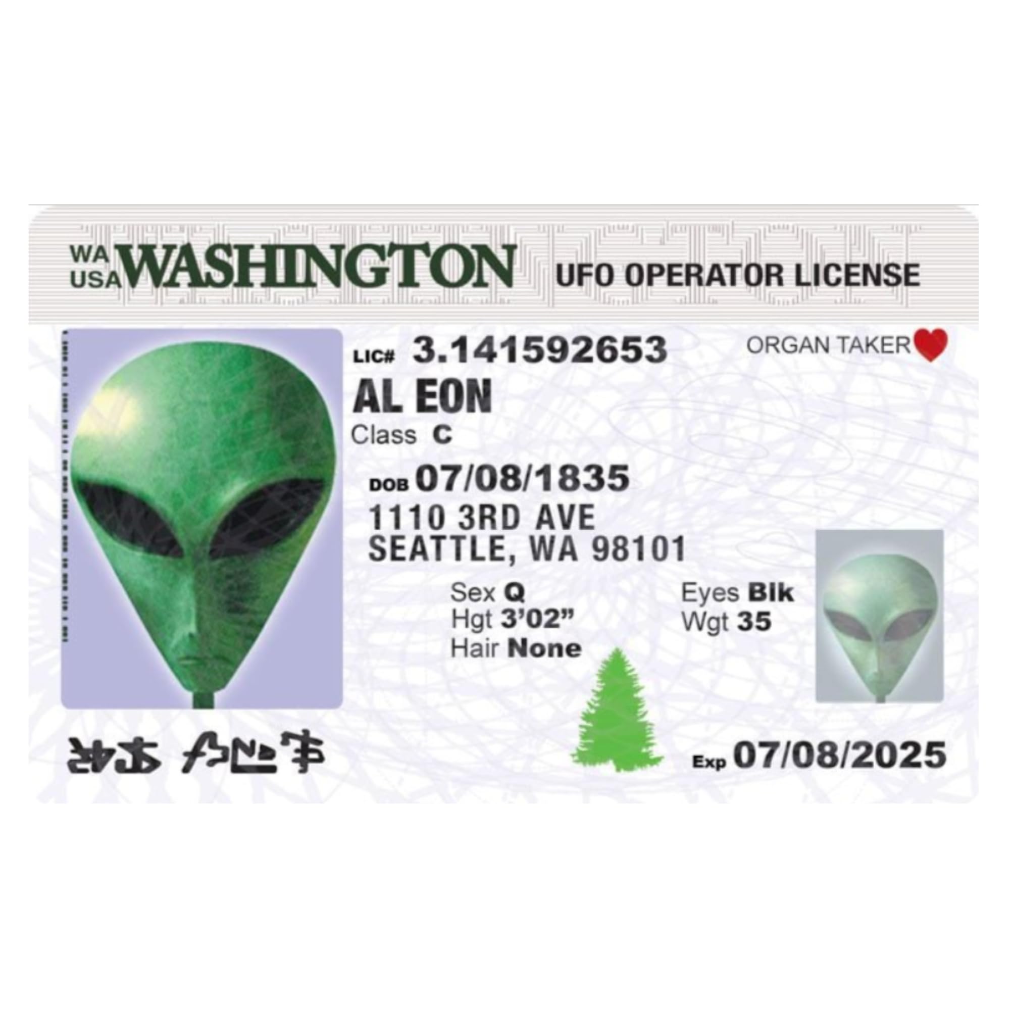 fake id washington