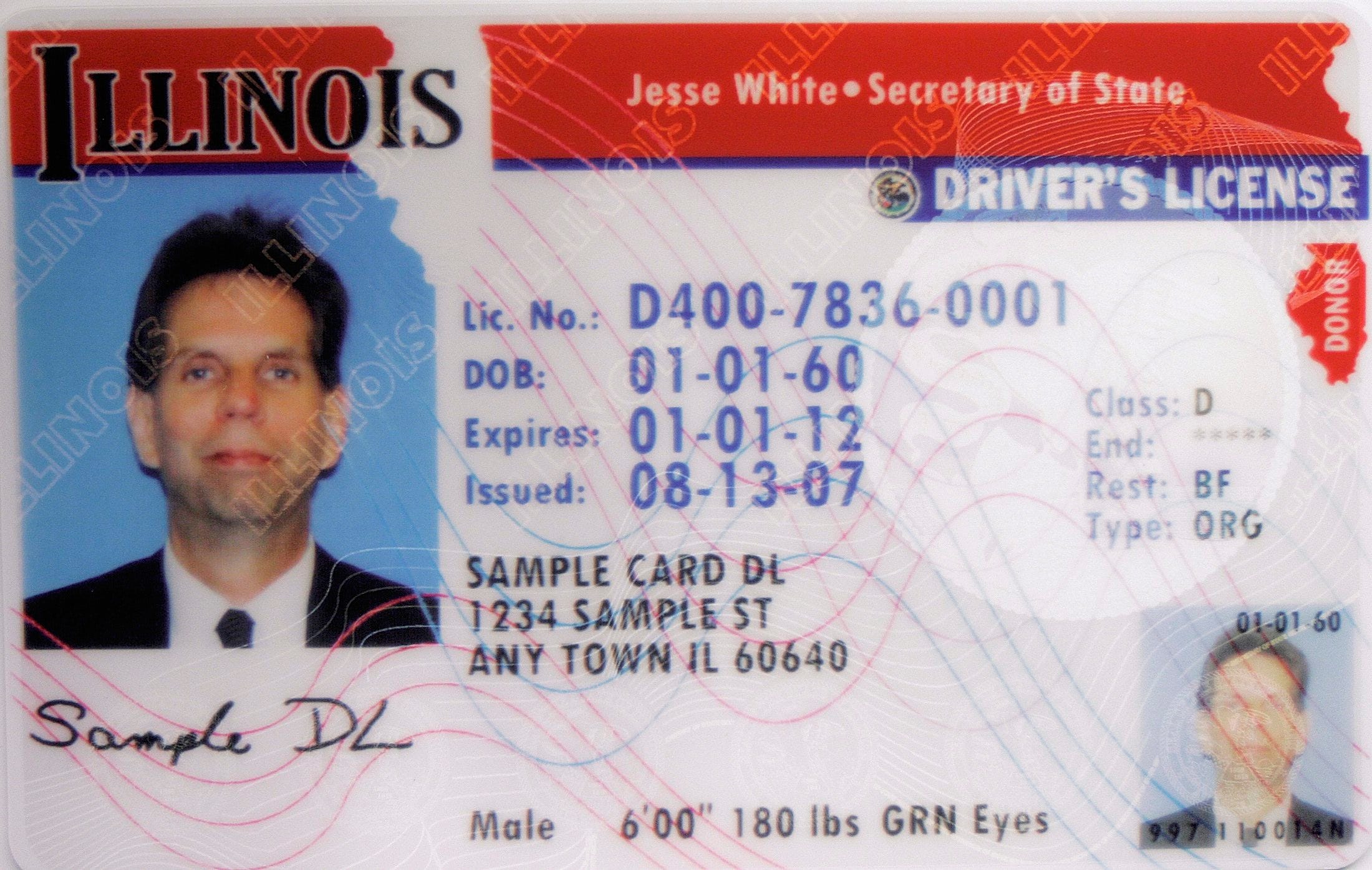 fake illinois id