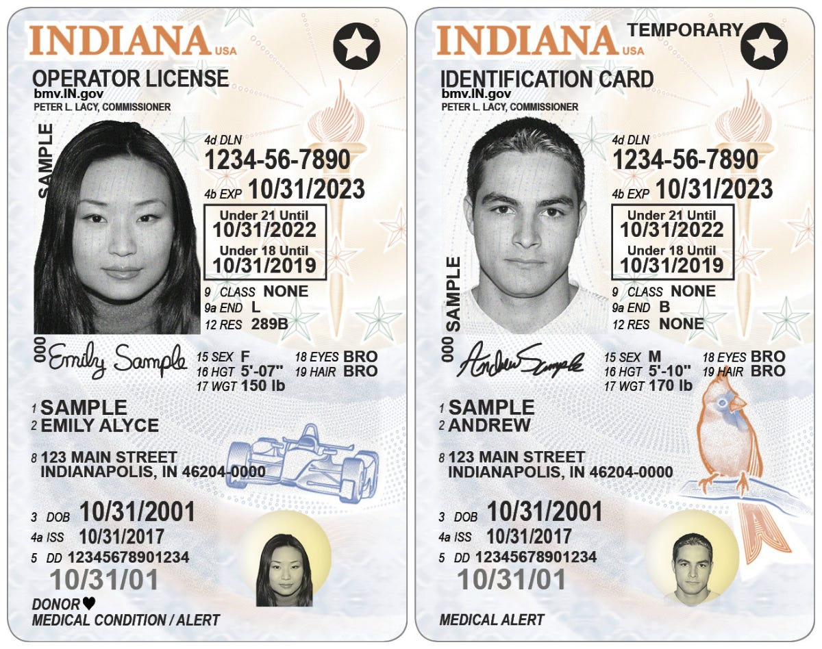 fake indiana id