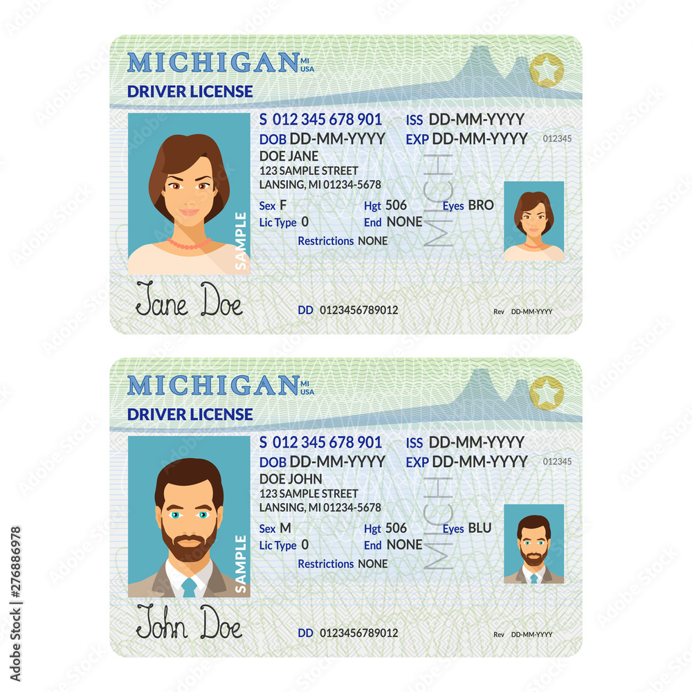 fake michigan id