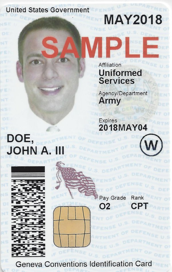 fake military id cards