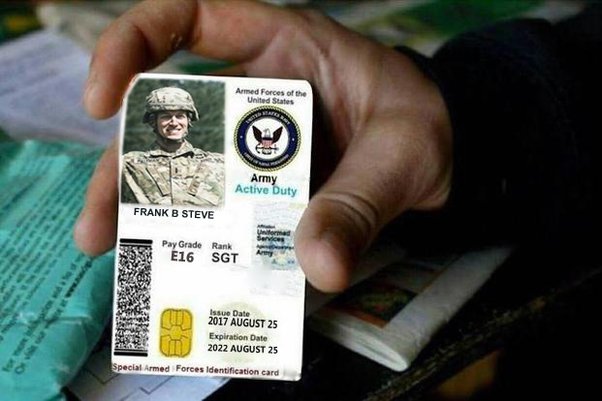 fake military id penalty