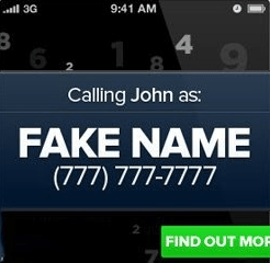 fake name caller id