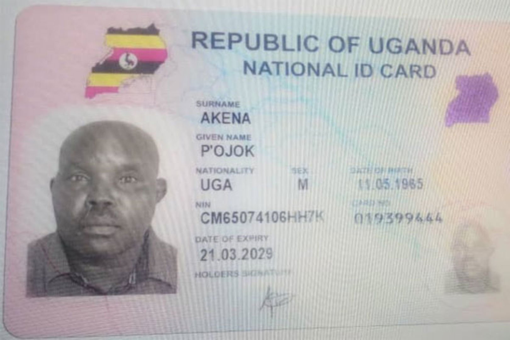 fake national id