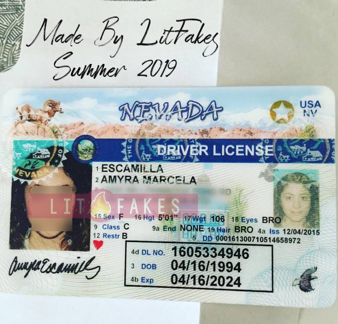 fake nevada id