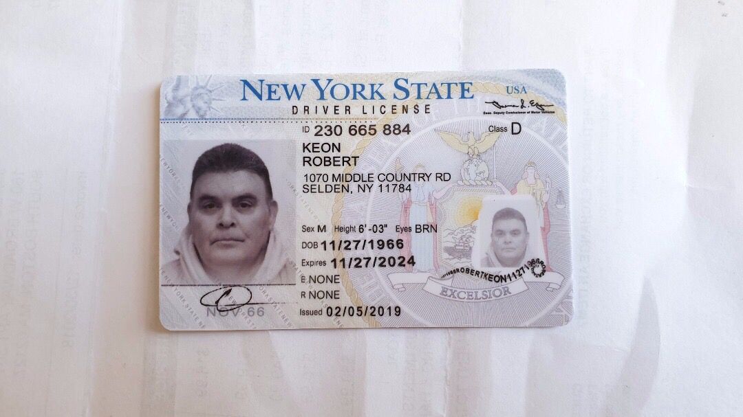 fake ny id vs real