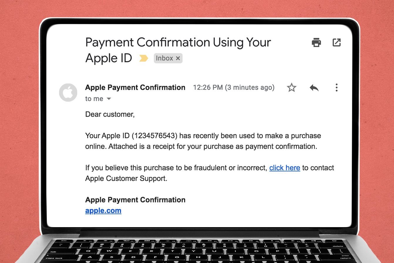 fake payment for apple id