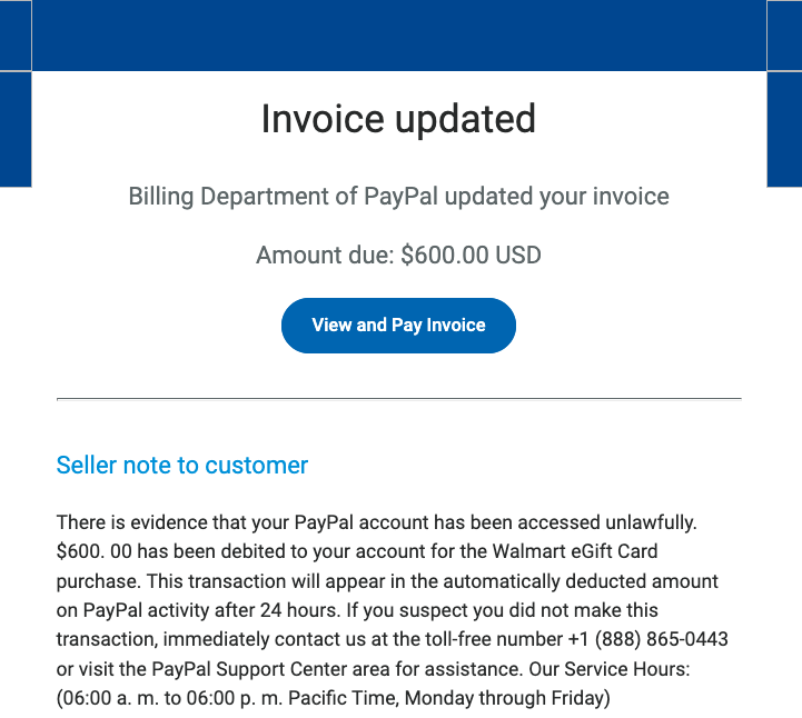 fake paypal transaction id