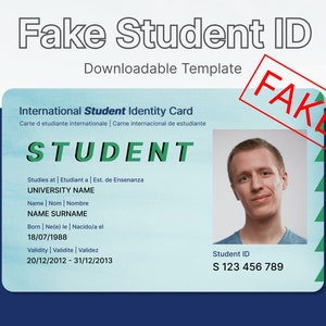 fake school id